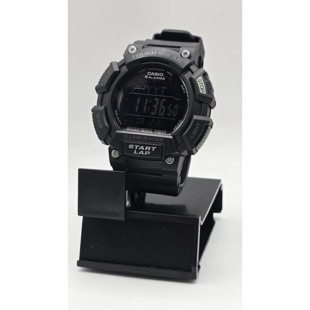 Casio Men's STLS110H-1B2 TOUGH SOLAR Digital Display Quartz Black Watch